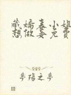 藏娇表小姐她不想做妾免费阅读