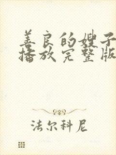 善良的嫂子高清播放完整版