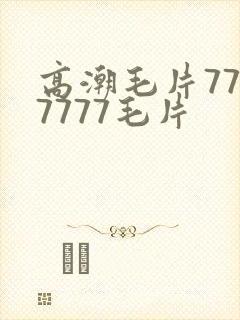高潮毛片7777777毛片