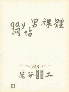 gay 男裸体网站封面
