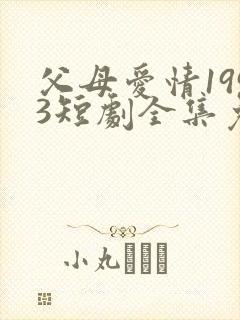 父母爱情1993短剧全集免费观看封面