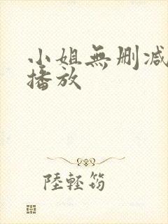 小姐无删减在线播放
