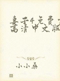妻子4免费完整高清中文版电视剧