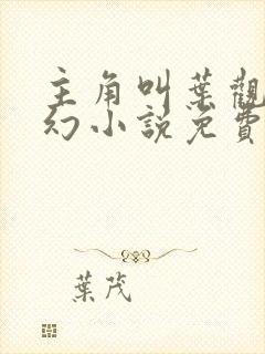 主角叫叶观的玄幻小说免费阅读