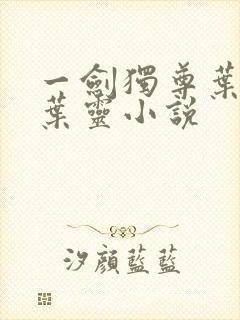 一剑独尊叶玄,叶灵小说封面