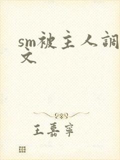 sm被主人调教文封面