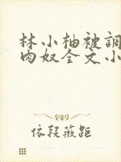 林小柚被调教成肉奴全文小说
