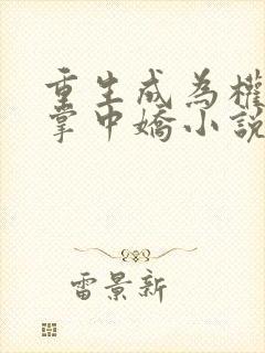 重生成为权臣的掌中娇小说