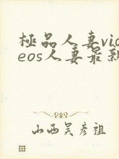极品人妻videos人妻最新章节列表