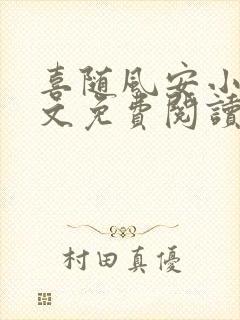 喜随风安小说全文免费阅读最新章节封面