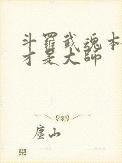 斗罗武魂本体我才是大师封面