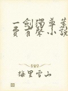 一剑独尊叶玄免费有声小说