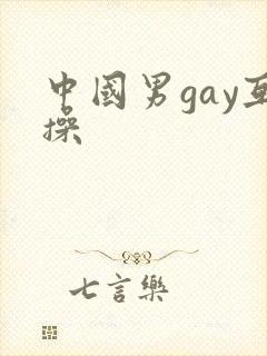 中国男gay互操