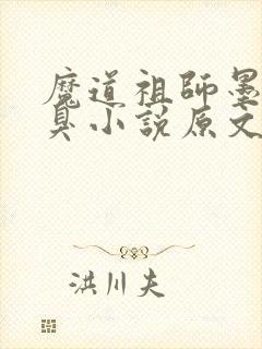 魔道祖师墨香铜臭小说原文免费阅读封面