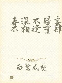 春深不归客清梦不相逢霍肆季毓清小说
