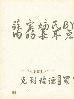 苏家嫡氏BY吃肉的长耳兔