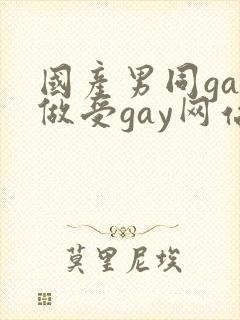 国产男同gay做受gay网站