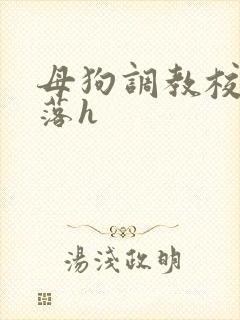 母狗调教校花堕落h
