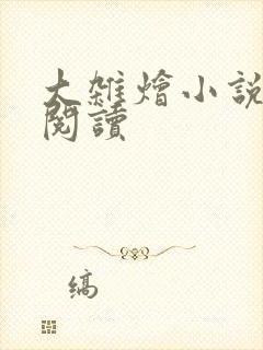 大杂烩小说全集阅读
