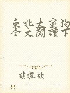 东北大灶狗儿娘全文阅读下载