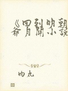 《回到明朝当王爷月关小说》