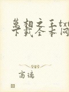 万相之王txt下载全本网盘