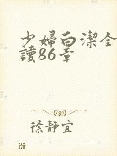 少妇白洁全文阅读86章封面