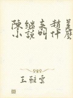 陈继来赵美媛的小说叫什么