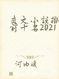 爽文小说排行榜前十名2021