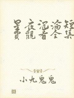 星夜沉沦短剧免费观看全集完整版