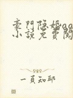 豪门隐婚aa制小说免费阅读封面