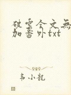 破云全文无删减加番外txt