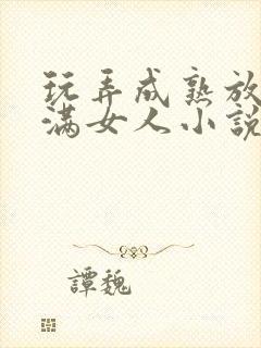玩弄成熟放荡丰满女人小说封面