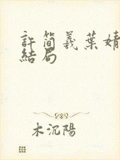 许简羲叶婧斐大结局封面