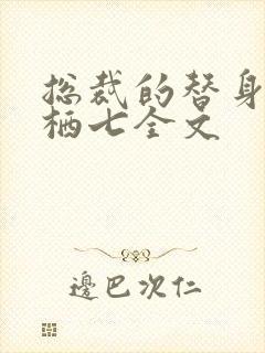 总裁的替身前妻栖七全文