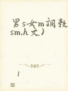男s女m调教(sm,h文)