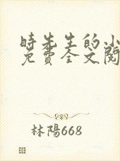 时先生的小甜妻免费全文阅读封面