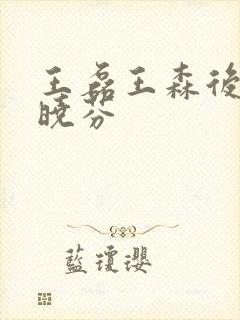 王磊王森后妈杨晓芬