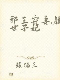 邪王宠妻,腹黑世子妃