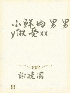 小鲜肉男男gay做受xx