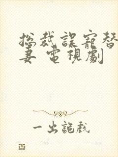 总裁误宠替身甜妻 电视剧