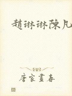 赵琳琳陈凡小说