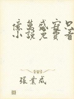 亿万盛宠只为你小说免费看