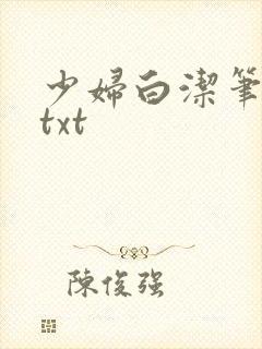 少妇白洁笔趣阁txt