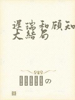 迟瑞和顾知夏的大结局封面