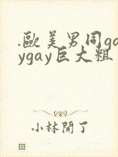 .欧美男同gaygay巨大粗封面