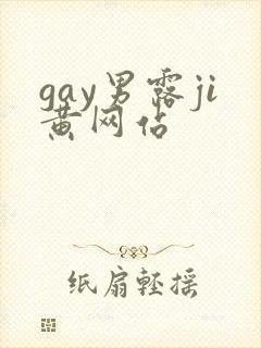 gay男露ji黄网站