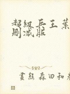 超级兵王叶谦未删减版
