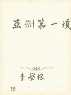 亚洲第一坟封面