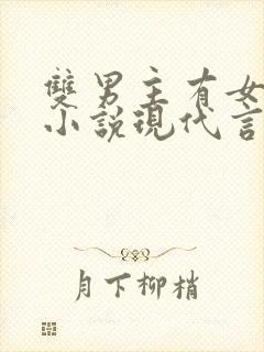 双男主有女主的小说现代言情推荐完结封面